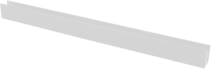 Brixwell SDCD38PS-CCP12-XCP10 Polished Stainless 3/8" Fixed Panel Shower Door