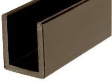 Brixwell SDCD380RB-CCP48-XCP25 Oil Rubbed Bronze 3/8" Fixed Panel Shower Door