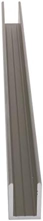 Brixwell SDCD38GM-CCP24-XCP10 Gun Metal 3/8" Fixed Panel Shower Door Deep