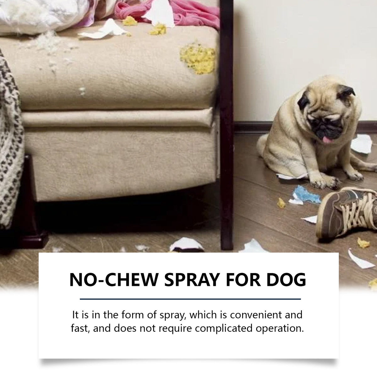 No Chew Spray For Dogs, Anti Chew Deterrent Spray To Stop Pets From Destroying Furniture, Safe With Glycerin & Mint Extract, 100ml
