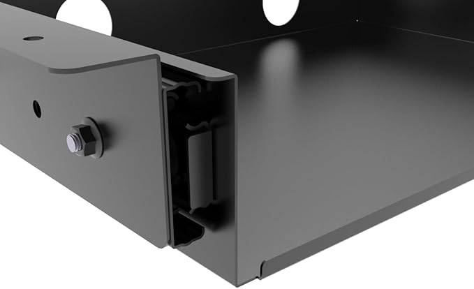 13 inch Under Desk Slide Out Storage Shelf, Sliding Under Desk Tray Drawer