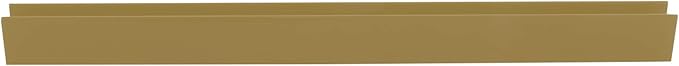 Brixwell SDCD38ABRS Antique Brass 3/8" Fixed Panel Shower Door Deep U-Channel