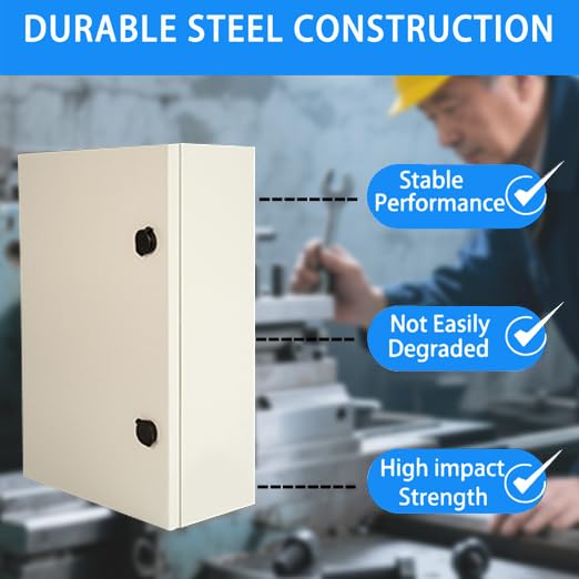 Carbon Steel Enclosure, IP66 Waterproof & Dustproof Electrical Metal Box