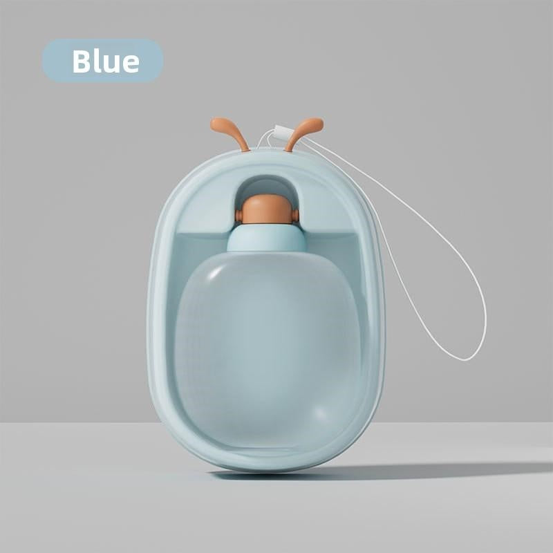 Portable Pet Water Bottle With Cute Antlers Food Grade, BPA Free, Leak Proof Travel Cup For Dogs, Durable, Easy-to-Clean Outdoor Water Dispenser With Lanyard.