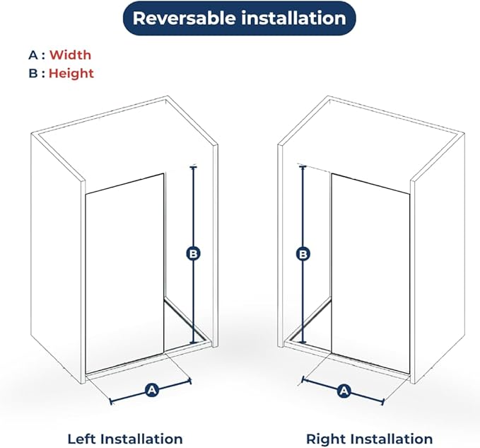 Fixed Glass Shower Panel for Bathroom