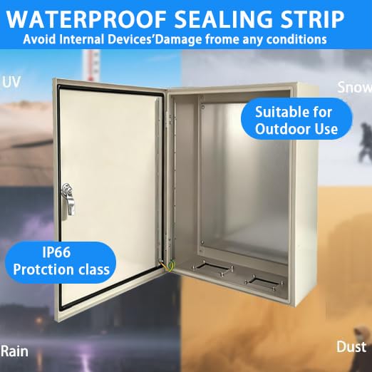 Carbon Steel Enclosure, IP66 Waterproof & Dustproof Electrical Metal Box