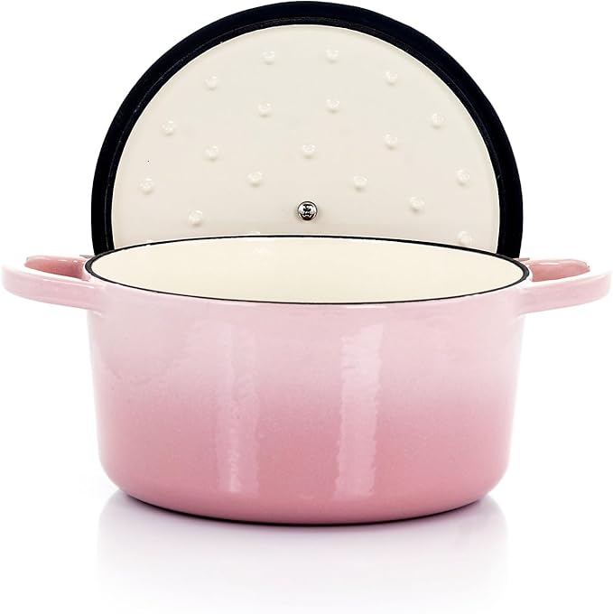 Crock-Pot Artisan Round Enameled Cast Iron Dutch Oven, Pistachio Green