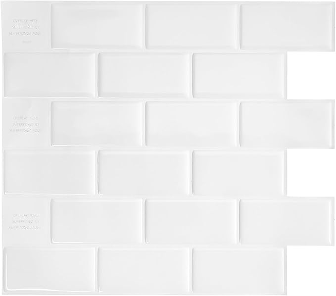 SMART TILES Peel and Stick Backsplash