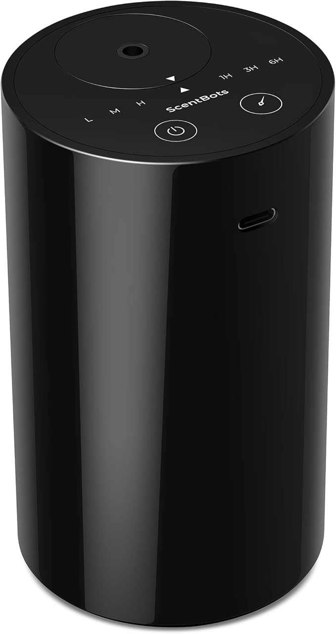 Waterless Essential Oil Diffuser, Battery Operated Aromatherapy Diffuser