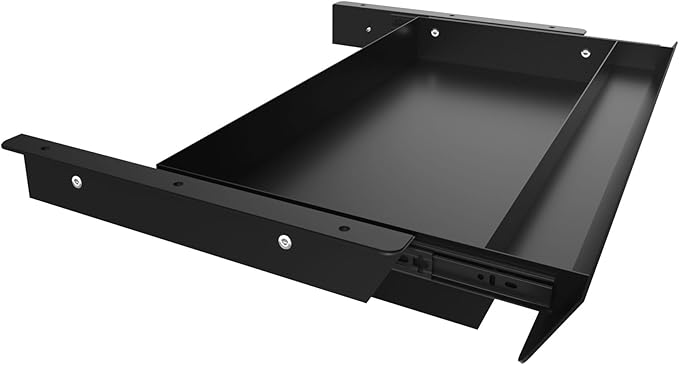 Large Under Desk Mounted Sliding Drawer