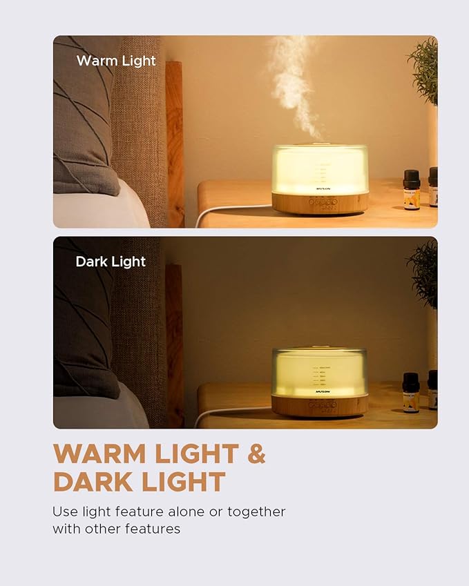muson Essential Oil Diffuser Sound Machine Combo Diffuser