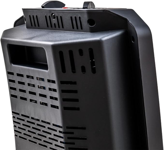 Comfort Zone Indoor Tower Space Heater, Adjustable Thermostat, Radiant Heat