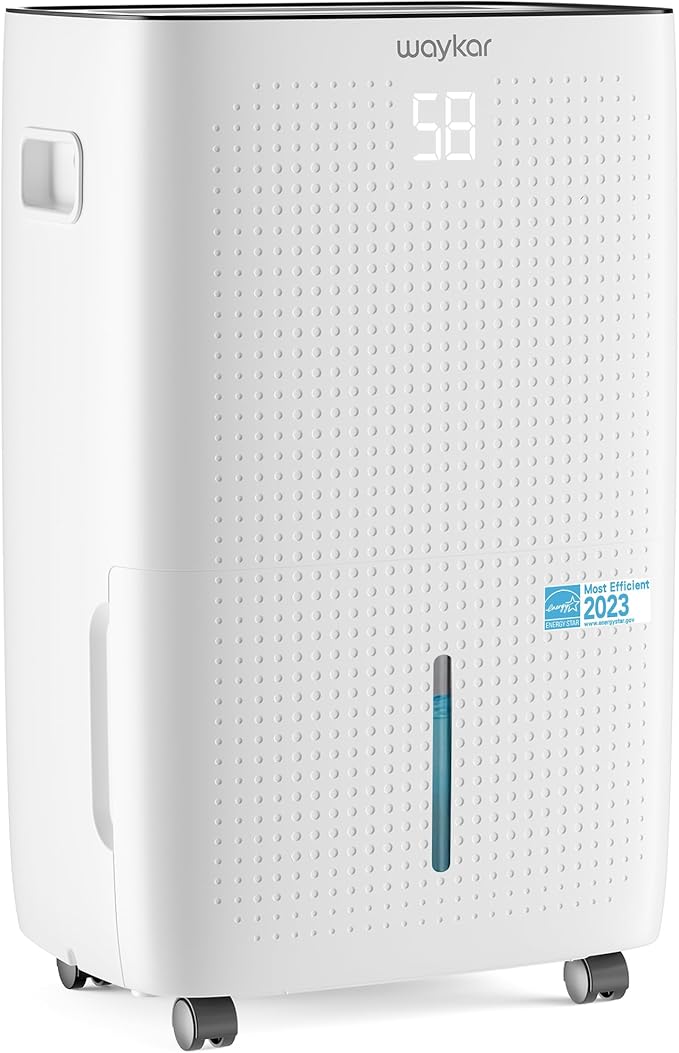 Waykar 150 Pints 7, 000 Sq. Ft Energy Star Dehumidifier