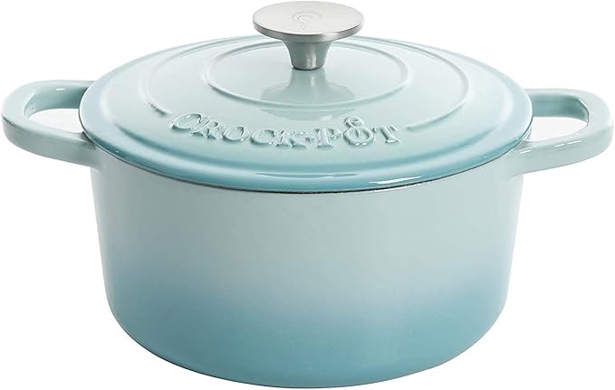 Crock-Pot Artisan Round Enameled Cast Iron Dutch Oven