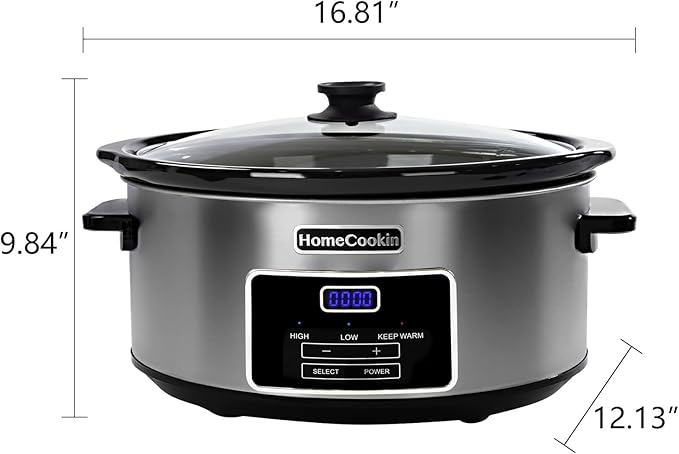 8-Quart Digital Programmable Slow Cooker