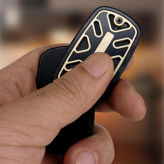 DjuiinoStar Silent Fidget Slider, CNC Machined Free-Floating Push Slider
