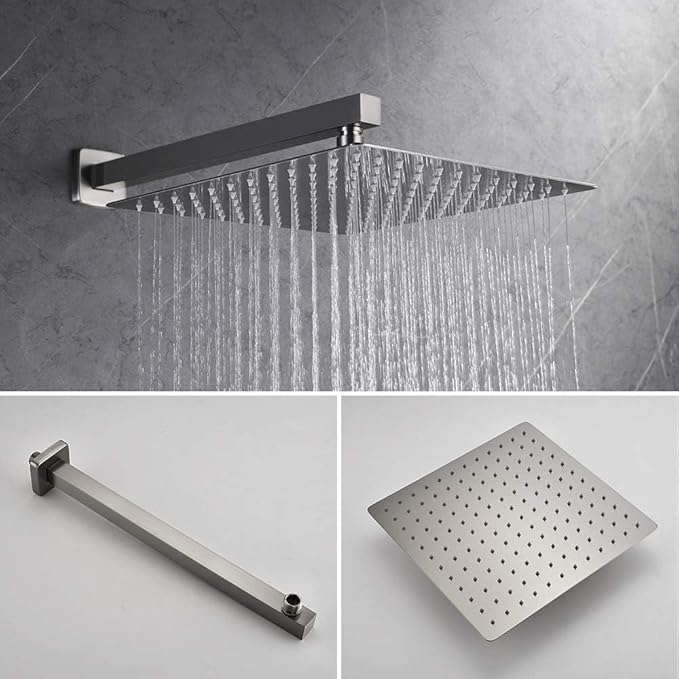 Iriber Thermostatic Shower System Wall Mount