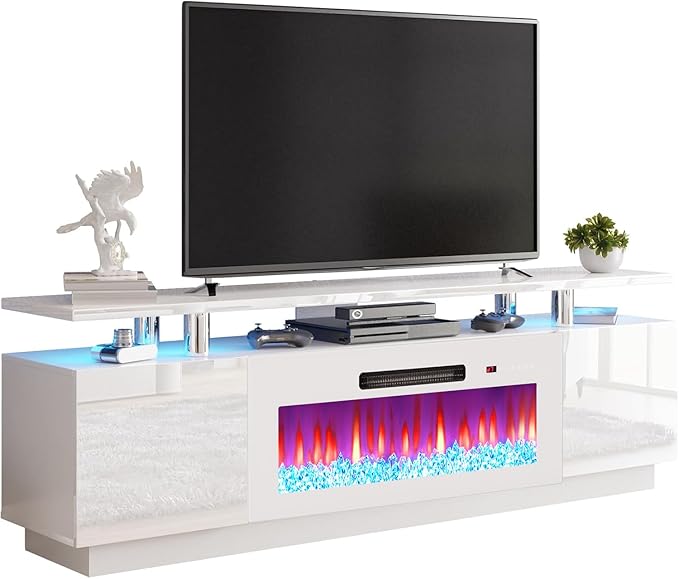 AMERLIFE Fireplace TV Stand