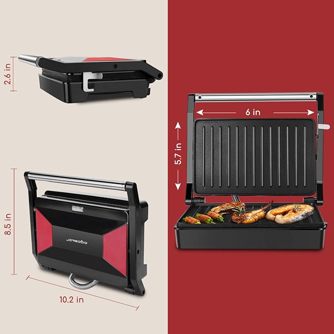 Panini Press Sandwich Maker, Aigostar 1000W Sandwich Press Grill