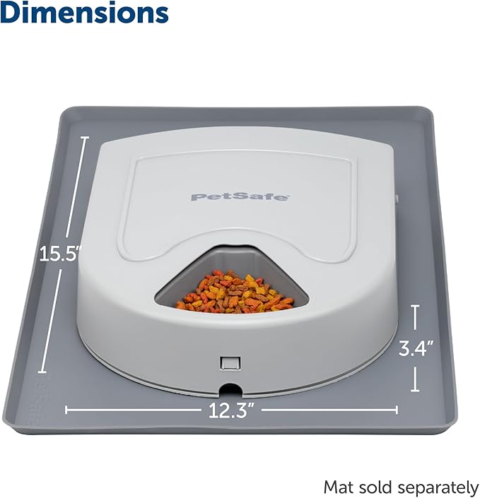 PetSafe Automatic Dog Feeder, 5 Meals, 40 oz Capacity,