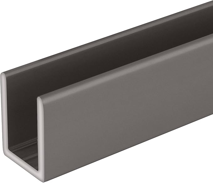 Brixwell SDCD38SN-CCP12-XCP10 Satin Nickel 3/8" Fixed Panel Shower Door Deep