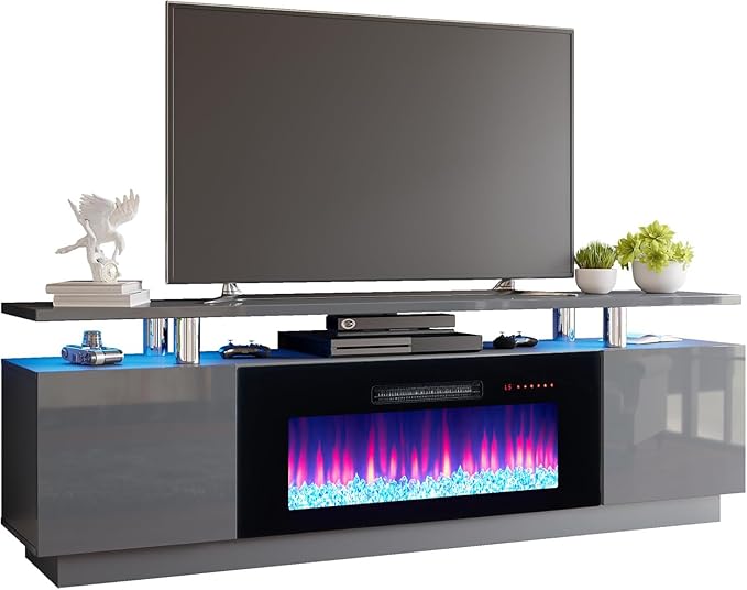 AMERLIFE Fireplace TV Stand