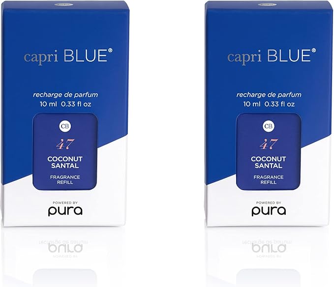 Capri Blue Pura Smart Home Plug-in Diffuser Refills – Includes 2 Capri Blue