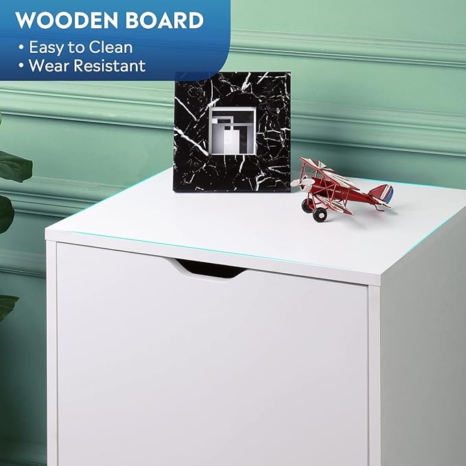 DEVAISE Wood File Drawers, Mobile Chest