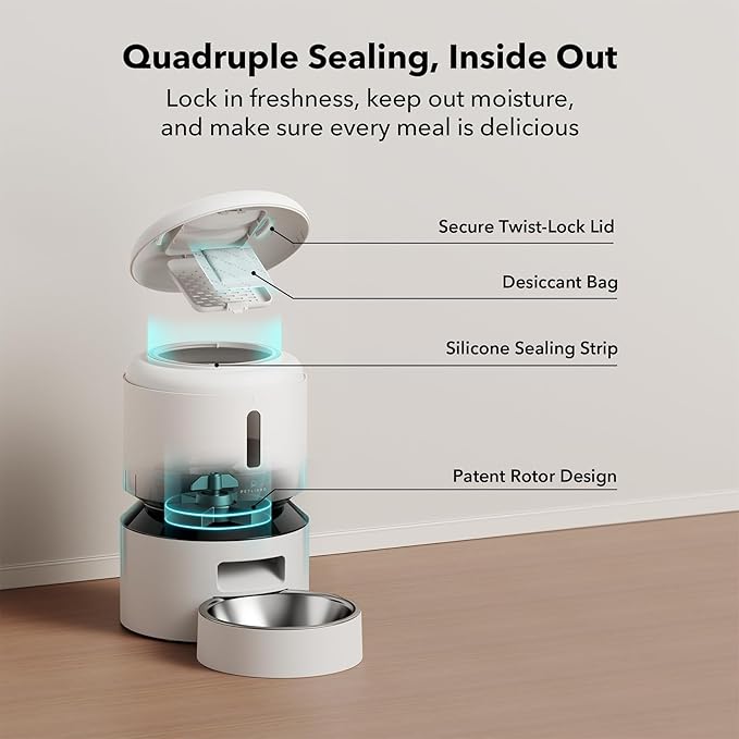 PETLIBRO Automatic Cat Feeder, 5G WiFi Automatic Pet Feeder