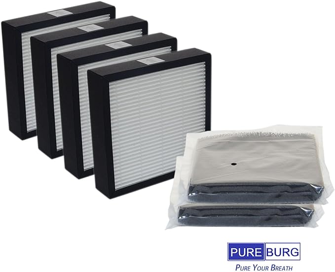 PUREBURG Replacement Filter Set Compatible