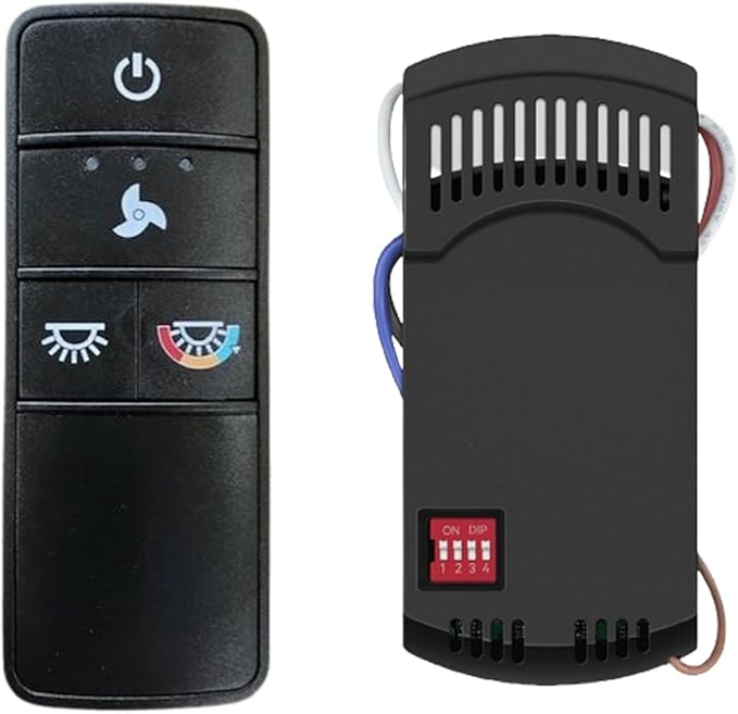 A25-TX028C Universal 3-Speed Ceiling Fan Remote Control Kit Replacement