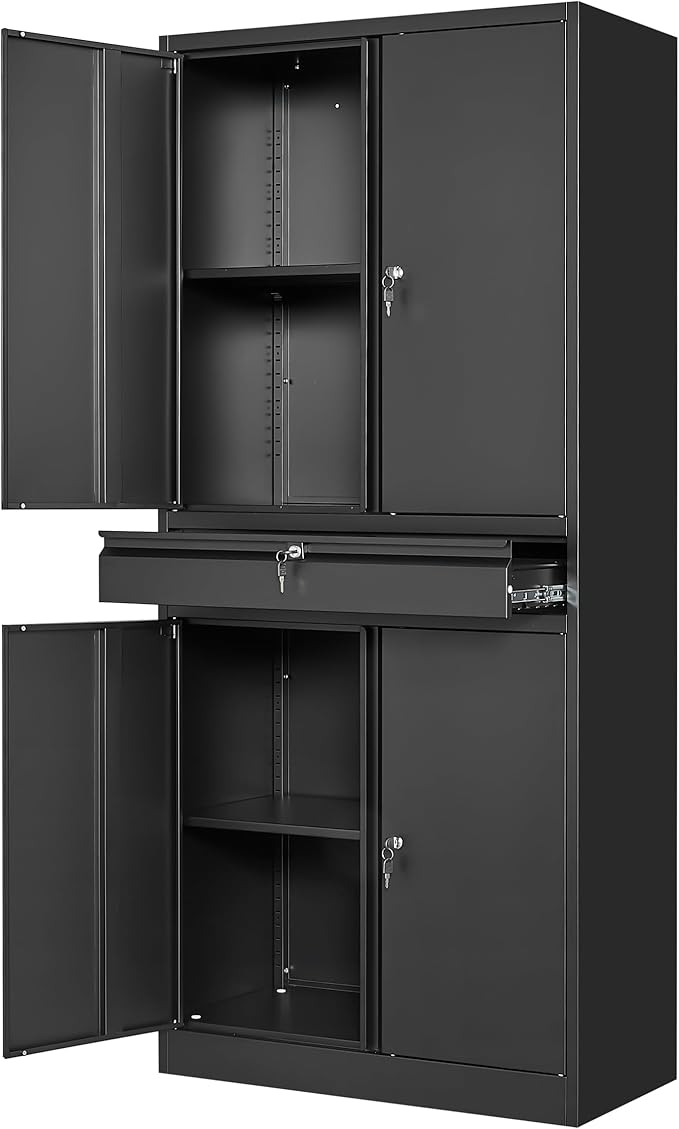 Yizosh Metal Garage Storage Cabinet