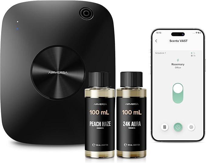 Airversa Smart Waterless Essential Oil Diffuser, 400mL Capacity