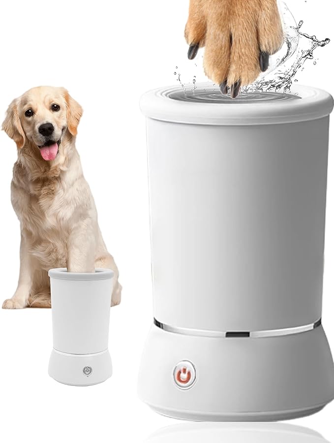 Automatic Dog Paw Cleaner for Dogs,Electric Dog Foot Paw Washer Cup and