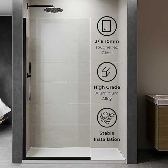 Fixed Glass Shower Panel for Bathroom