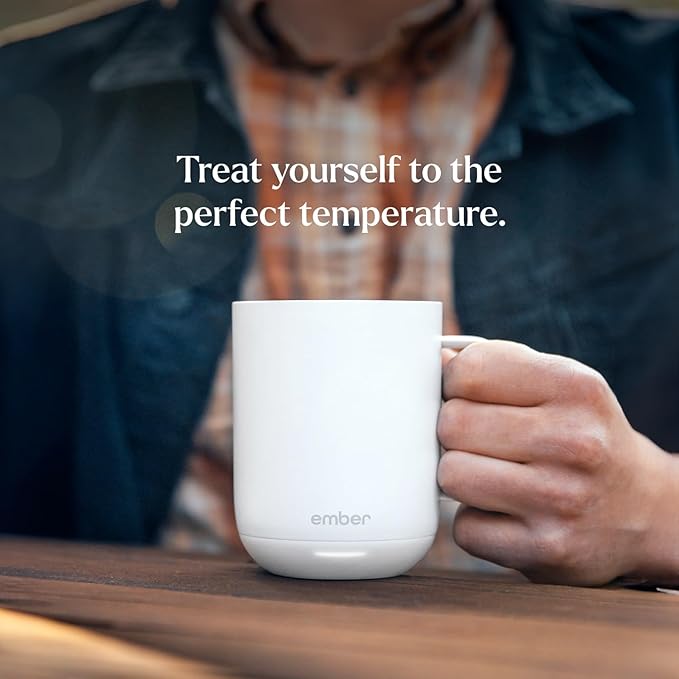 Ember Temperature Control Smart Mug 2, 10 Oz, App-Controlled Heated Coffee Mug
