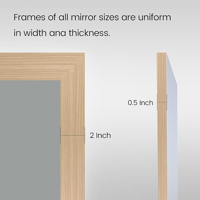 Amorho 40X36 Inch Bathroom Mirror