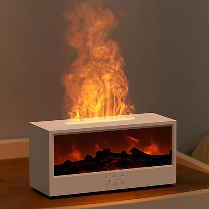 Fireplace Flame Diffuser Air Humidifier, Essential Oil Diffuser