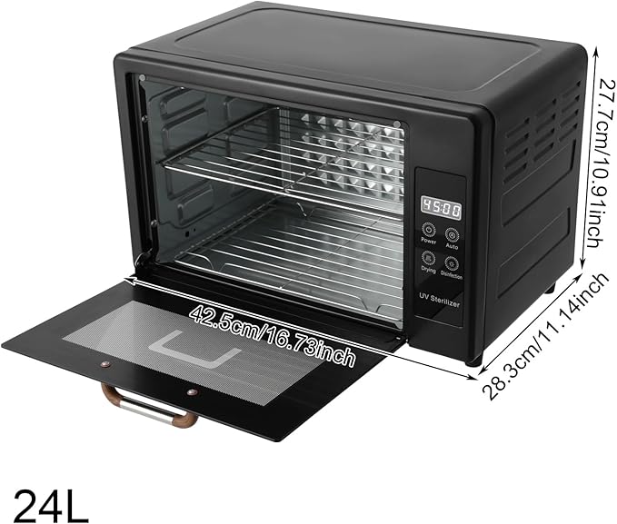 6 Gal Capacity Multi-Functional Nail Cleaner Box, 110V 230W U-V Light