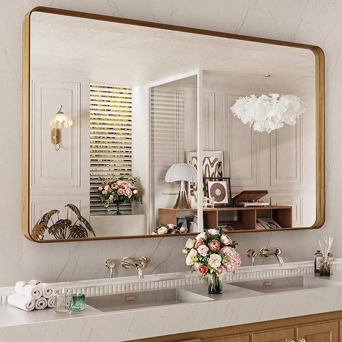 LOAAO 60X30 Inch Bathroom Mirror