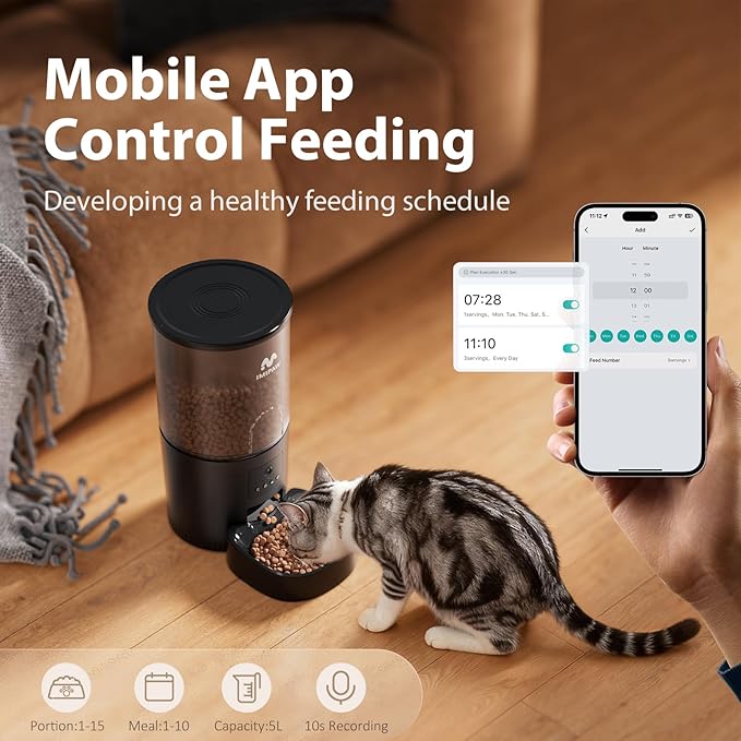 IMIPAW 5L Automatic Cat Feeder