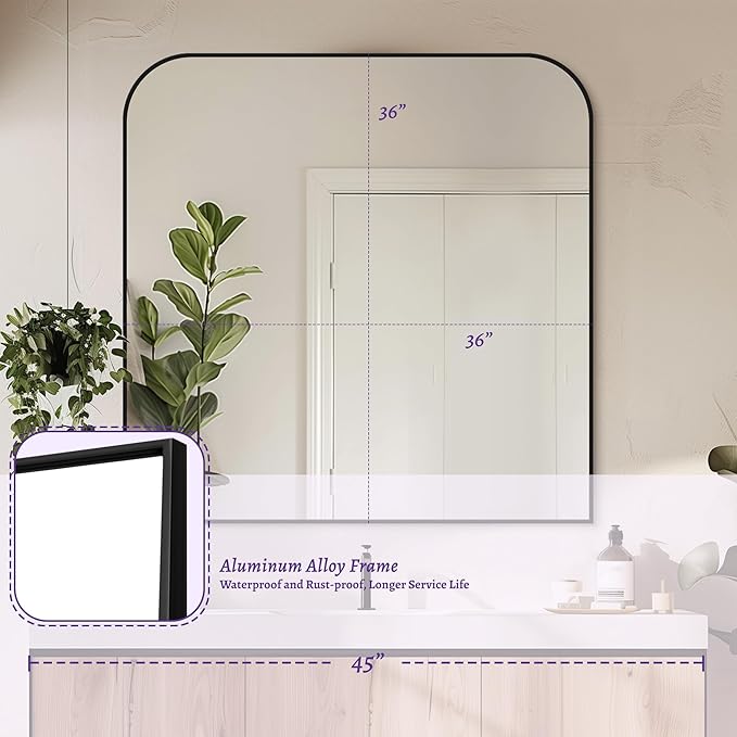 Bathroom Mirror, Wall Mirrors, Bathroom Vanity Mirror