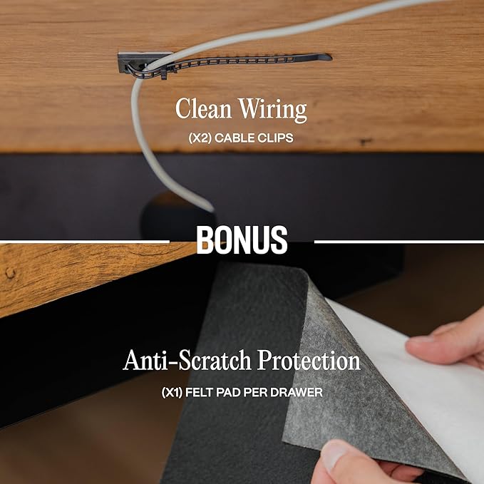 Under Desk Drawer Slide-Out – Lockable Metal Storage Drawers