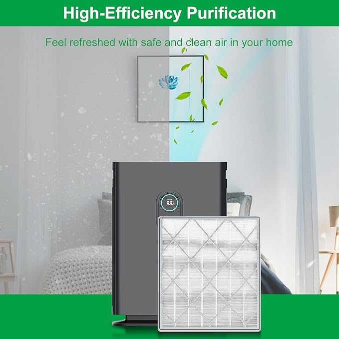 HE401 Filter Replace for Shark Air Purifier 4 Replacement Filter Compatible