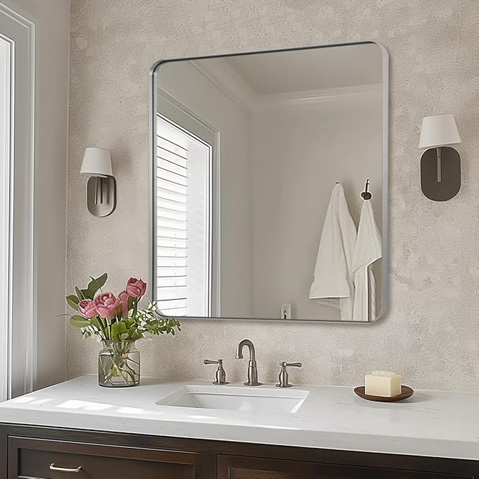 ANDY STAR Chrome Bathroom Mirrors
