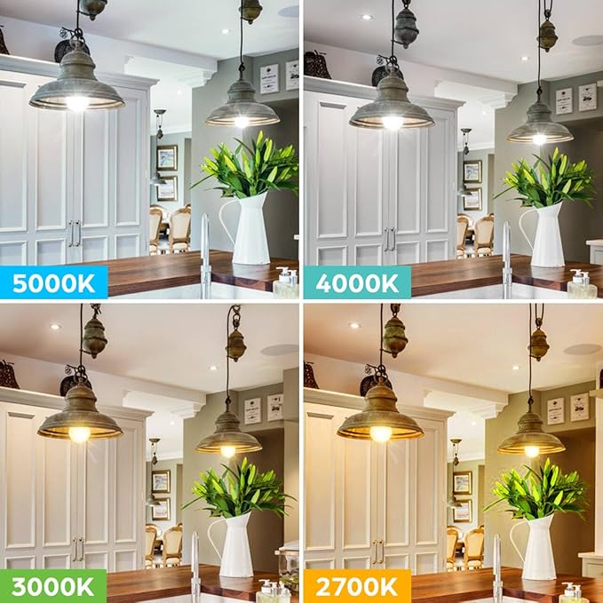 LED Light Bulbs 100W Equivalent 1500 Lumens, A19 13W 2700K Warm White Non-Dimmable, Super Bright No Flicker Standard E26 Edison Screw Bulbs for Home, Bedroom, Office Lamp, 12-Pack