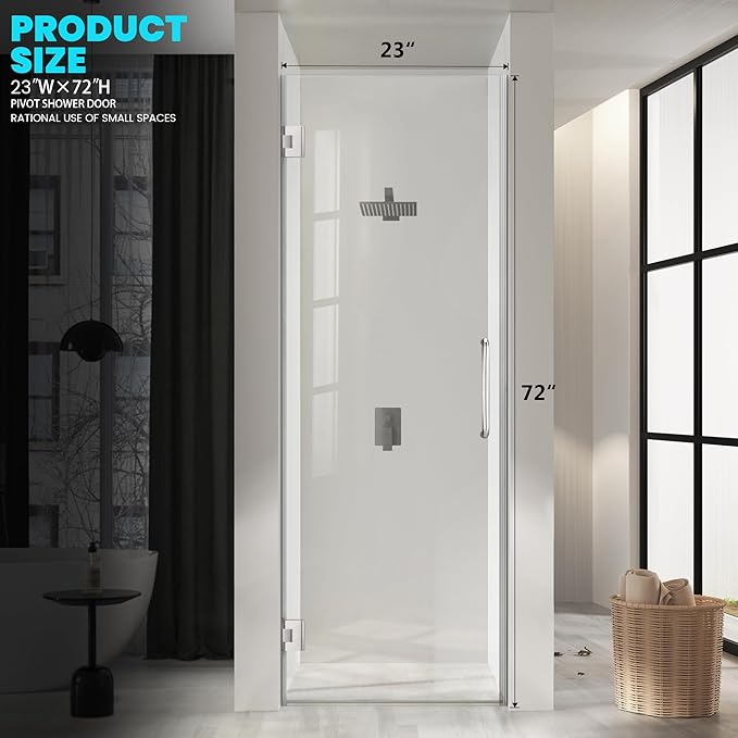 Bathroom Hinged Shower Door