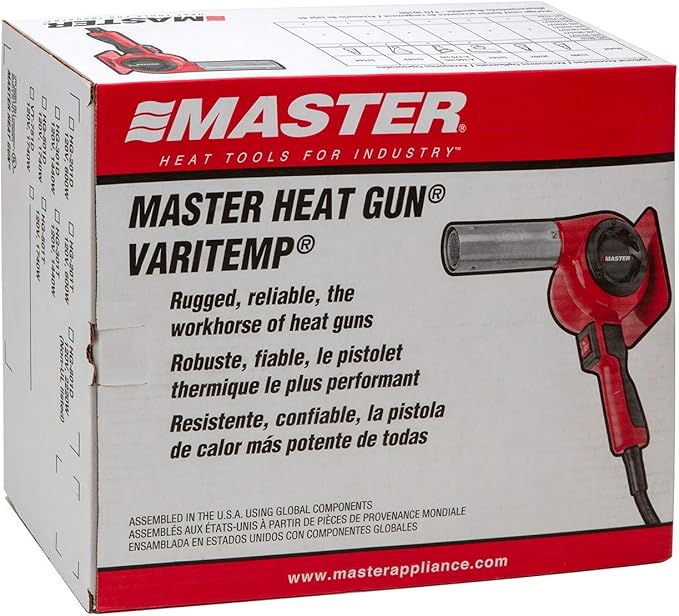 Master Appliance VT-751D Industrial Heat Gun, Quick Change Plug-In Heating