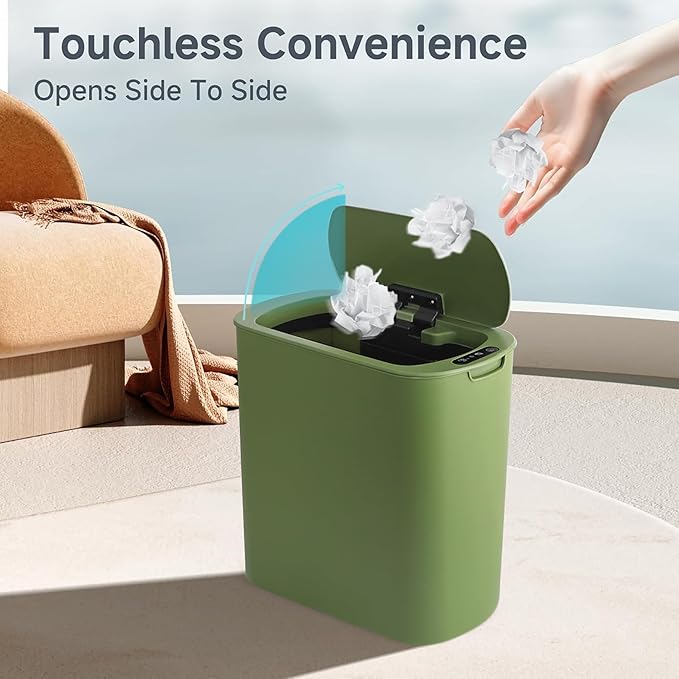 Automatic Motion Sensor Bathroom Trash Can