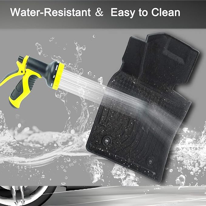 CRV Floor Mats Compatible with 2007-2011 Honda CR-V,All Weather Protection Waterproof Durable Anti-Slip Odorless Custom-fit TPE Floor Liner Front and Rear Row Set